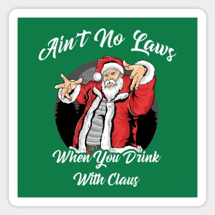 No Laws Santa Claus Magnet